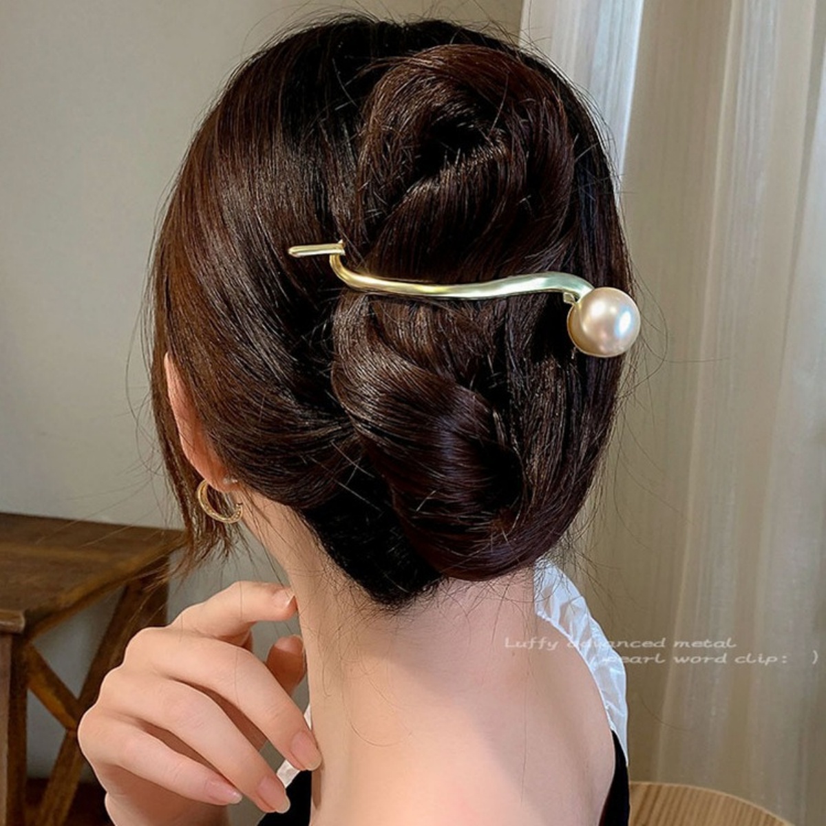 Elegant Glitter ไข่มุกผมคลิปสํ - Korean Lifestyle & Kids Boutique Photos บทวิจารณ์และราคา