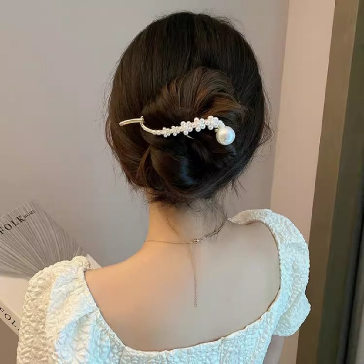 Elegant Glitter ไข่มุกผมคลิปสํ - Korean Lifestyle & Kids Boutique Photos บทวิจารณ์และราคา