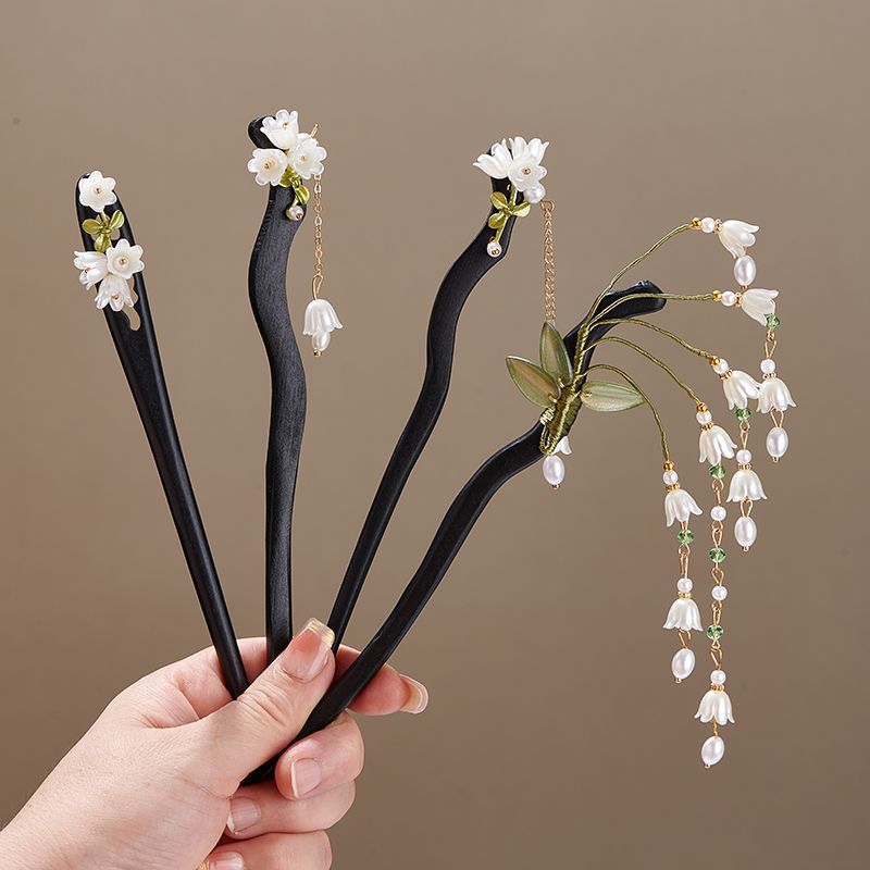 กิ๊บติดผมลายดอกลิลลี่ออฟเดอะแว - Hanbok Hair Pin บทวิจารณ์และราคา