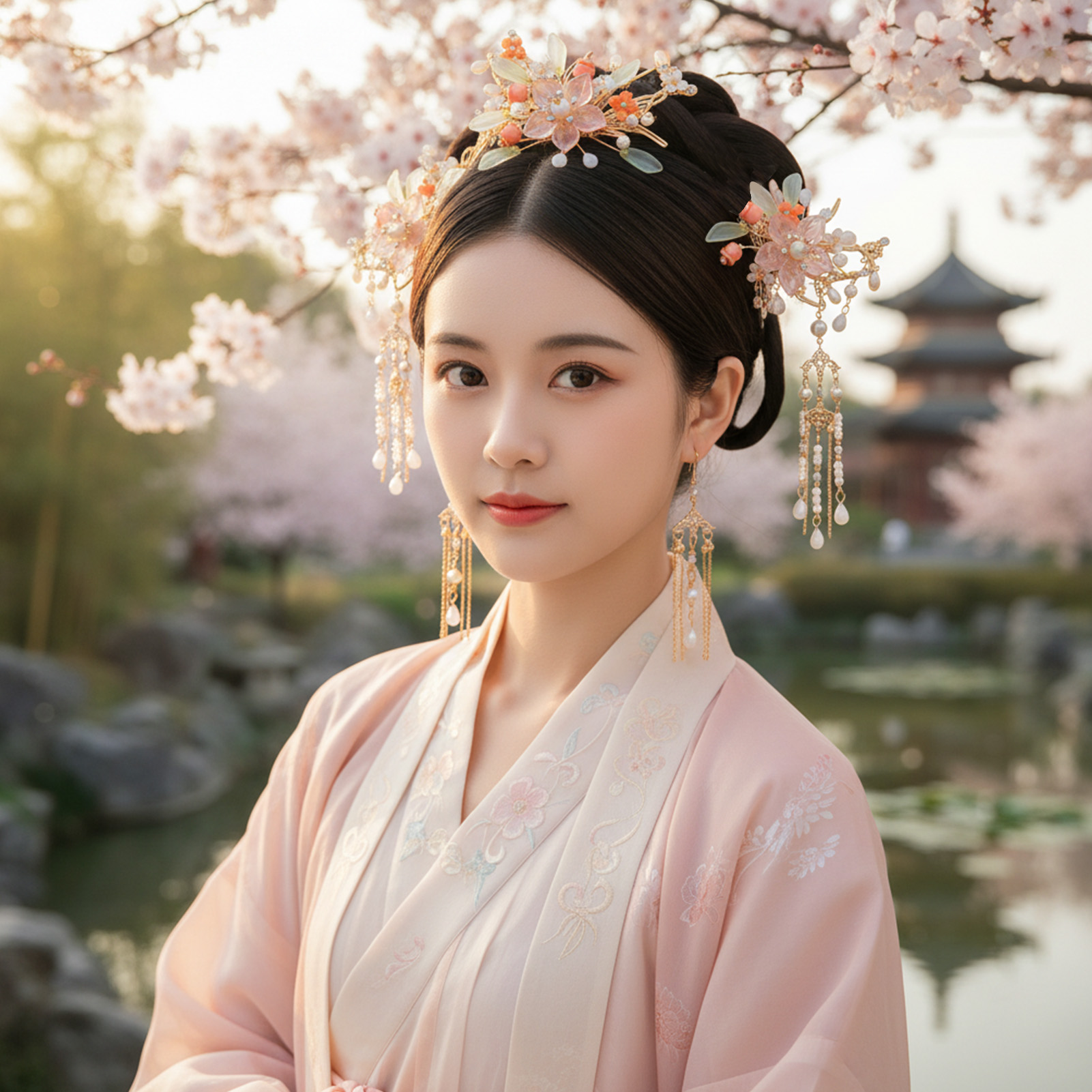 ชุดเครื่องประดับผมฮันฟูโบราณ ก - Hanbok Hair Pin บทวิจารณ์และราคา