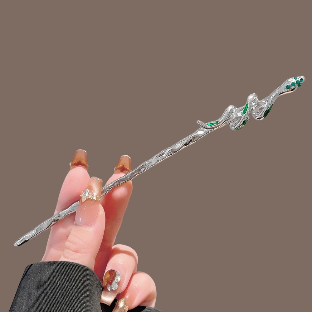 ปิ่นปักผมโลหะสีเงินสไตล์จีนใหม - Hanbok Hair Pin บทวิจารณ์และราคา