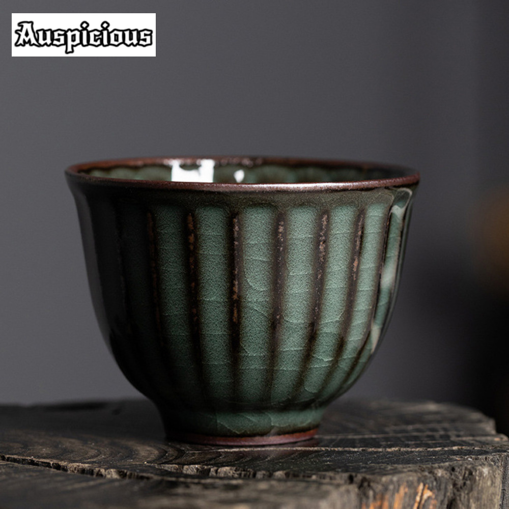 ถ้วยน้ำชาเซรามิกทำด้วยมือขนาด8 - Celadon Ceramic Cup บทวิจารณ์และราคา