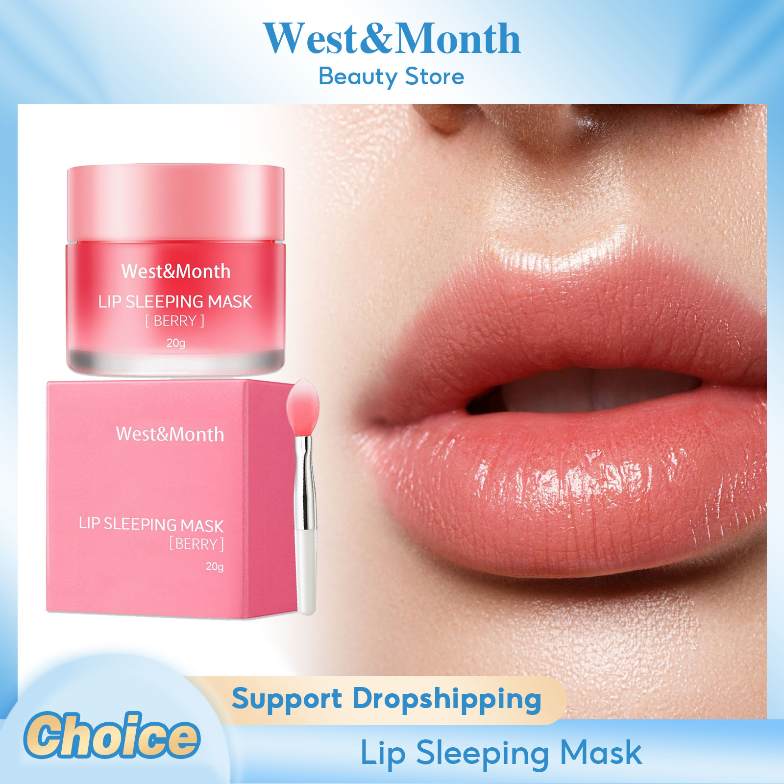 Sleeping Lip Mask Anti-แตกอวบ  - Korean Skincare Routine บทวิจารณ์และราคา