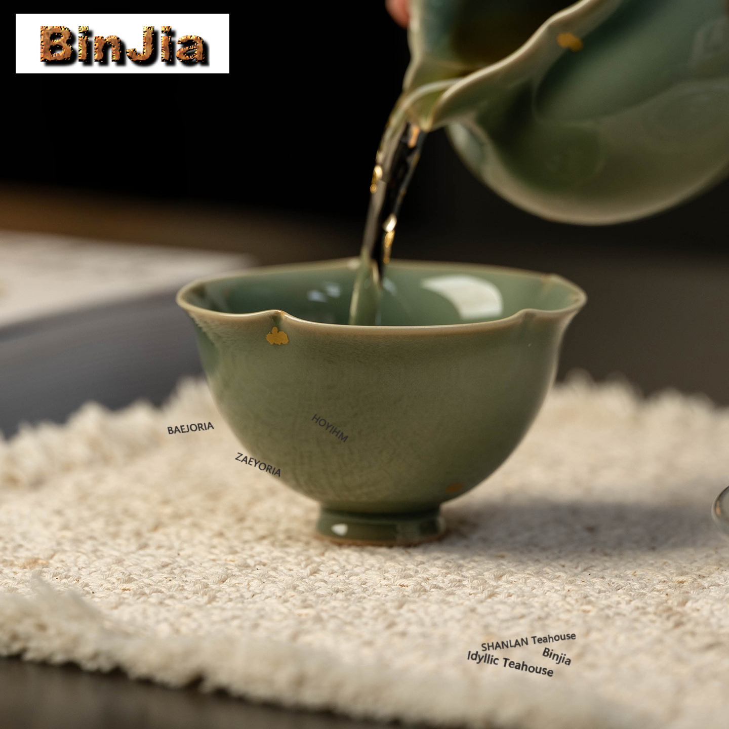ถ้วยชาเซลาดอน Yue Kiln ขนาด 10 - Celadon Ceramic Cup บทวิจารณ์และราคา